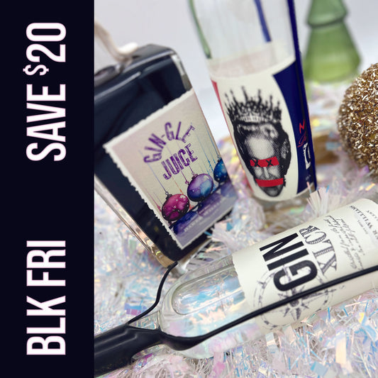 BLACK FRIDAY - Gin-gle Juice, Gin XLCR, Madges London Dry $183 - Save $20
