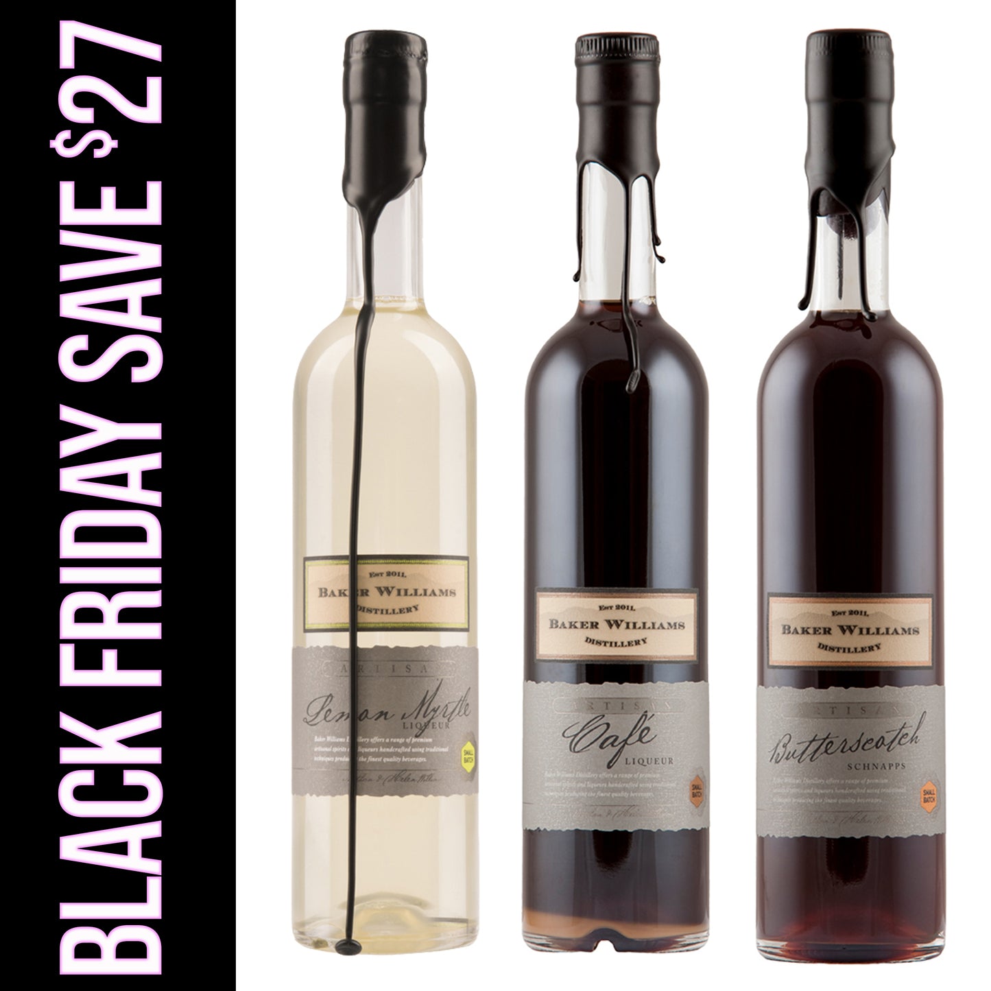 BLACK FRIDAY - Liqueur 3 Pack $105 - Save $27