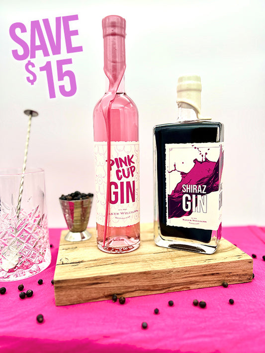 SPRING DEALS -  Pink Cup & Shiraz Gin  $129 - Save $15